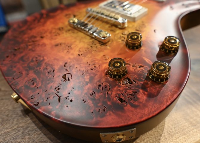 PRS Private Stock #12071 McCarty SC56 Poplar Burl Dragon's Breath Glow