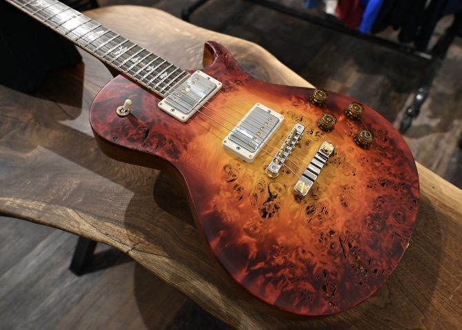 PRS Private Stock #12071 McCarty SC56 Poplar Burl Dragon's Breath Glow