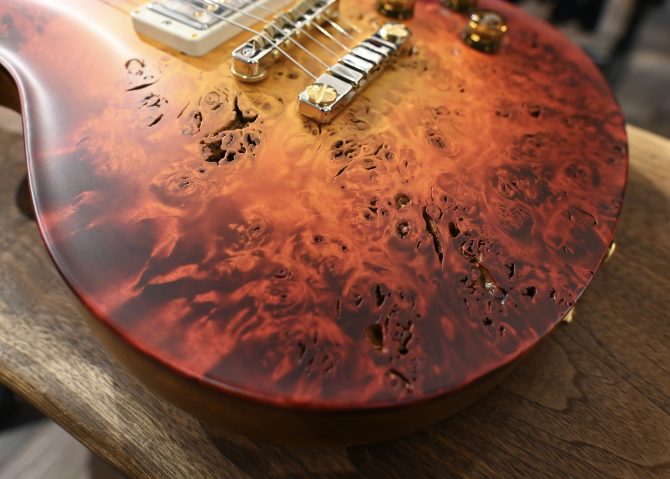 PRS Private Stock #12071 McCarty SC56 Poplar Burl Dragon's Breath Glow
