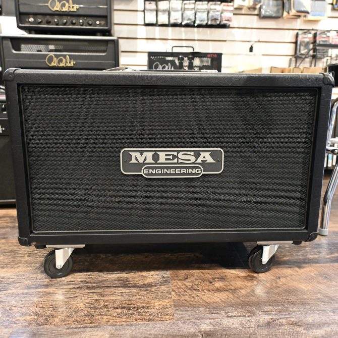Mesa Boogie 2x12 Horizontal Rectifier Cabinet Black Taurus 2023