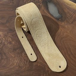 PRS Signature Suede Guitar Strap Tan