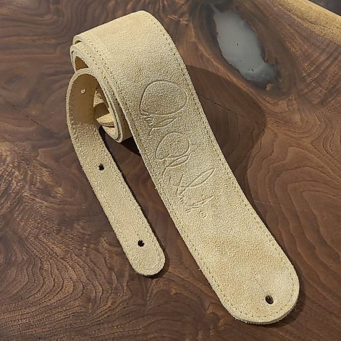 PRS Signature Suede Guitar Strap Tan