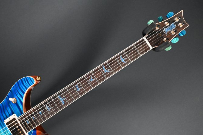 PRS Private Stock #12086 McCarty 594 Semi-Hollow Aquamarine Dragon's Breath