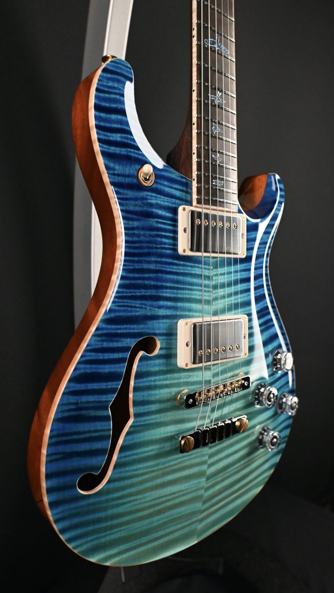 PRS Private Stock #12086 McCarty 594 Semi-Hollow Aquamarine Dragon's Breath