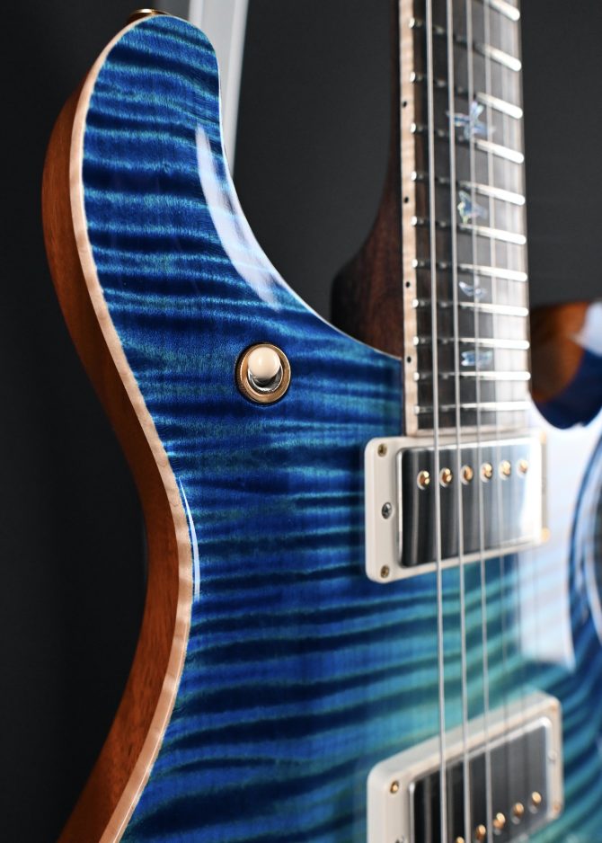 PRS Private Stock #12086 McCarty 594 Semi-Hollow Aquamarine Dragon's Breath