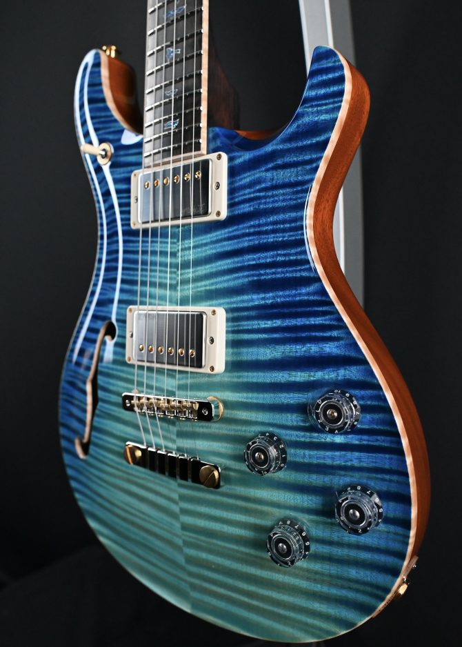 PRS Private Stock #12086 McCarty 594 Semi-Hollow Aquamarine Dragon's Breath