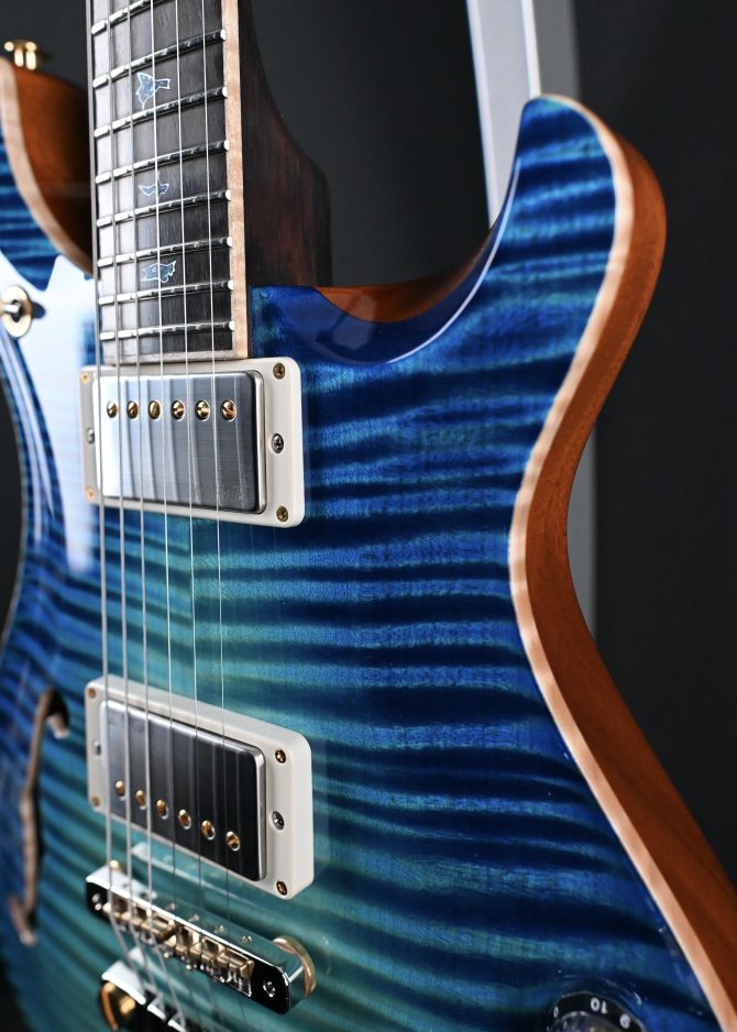 PRS Private Stock #12086 McCarty 594 Semi-Hollow Aquamarine Dragon's Breath