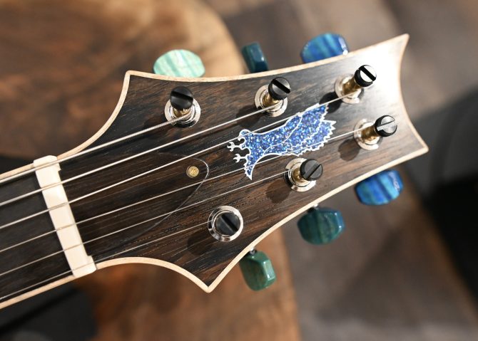 PRS Private Stock #12086 McCarty 594 Semi-Hollow Aquamarine Dragon's Breath