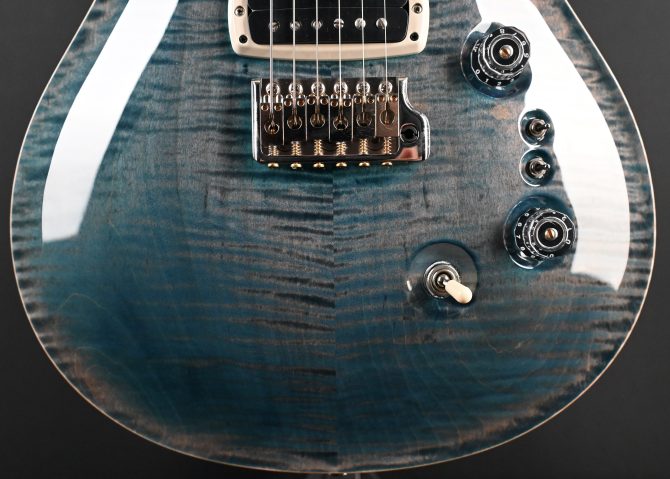 PRS Custom 24-08 Carroll Blue Electric Guitar #806