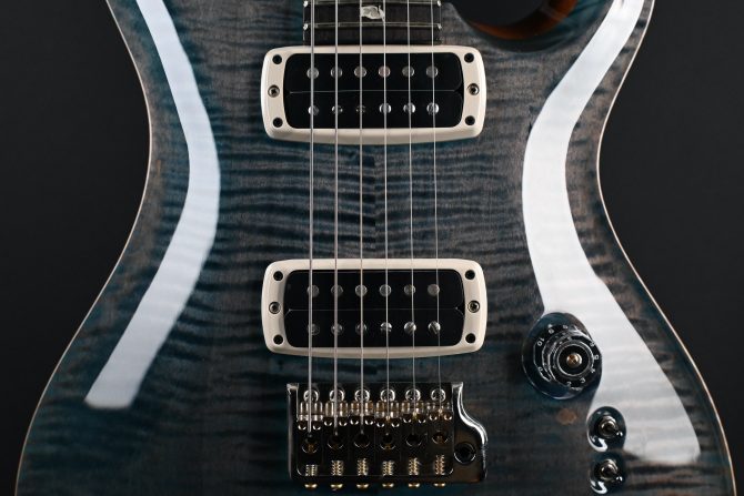 PRS Custom 24-08 Carroll Blue Electric Guitar #806