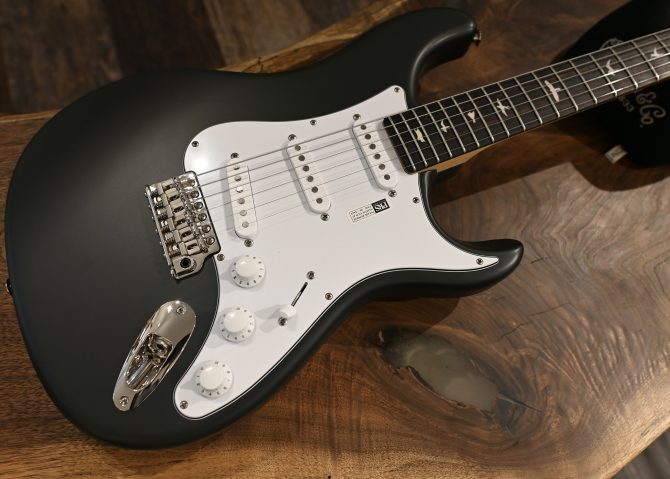 PRS Silver Sky Rosewood Faded Black Tee Satin #297
