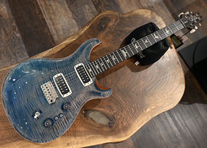 PRS Custom 24-08 Carroll Blue Electric Guitar #806