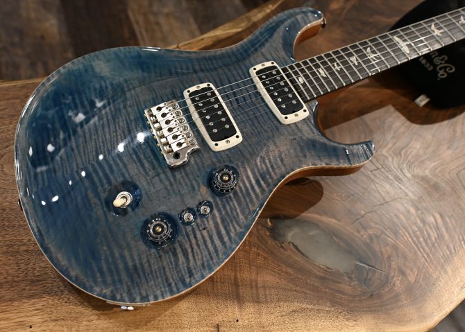 PRS Custom 24-08 Carroll Blue Electric Guitar #806
