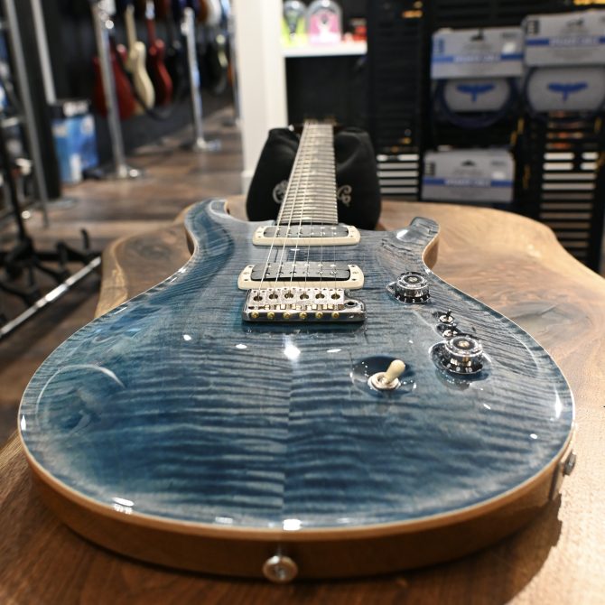 PRS Custom 24-08 Carroll Blue Electric Guitar #806