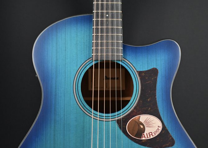 Ibanez AAM50CE-SBO Advanced Acoustic Sapphire Blue Burst #428