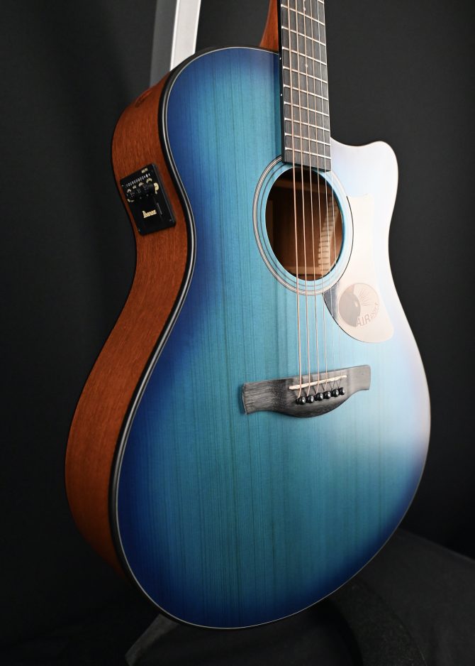 Ibanez AAM50CE-SBO Advanced Acoustic Sapphire Blue Burst #428