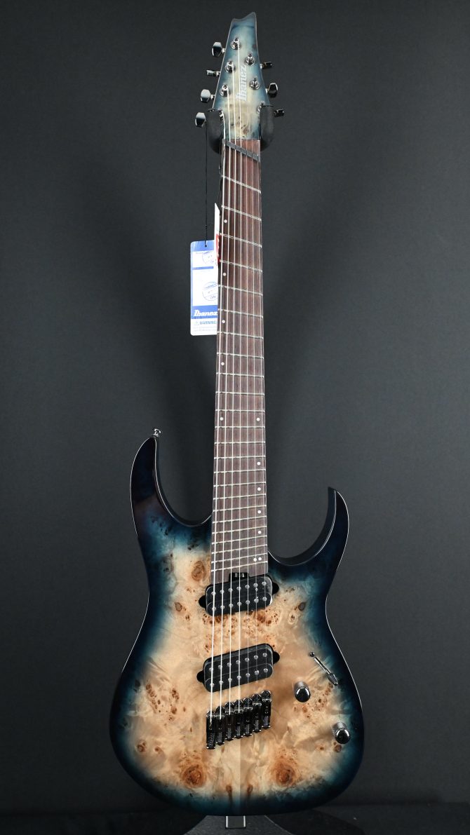 Ibanez RGMS7PB-CBS Cosmic Blue Starburst 7-String Guitar #388