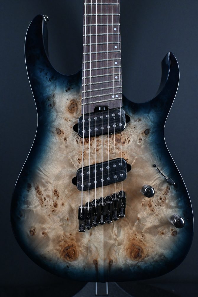 Ibanez RGMS7PB-CBS Cosmic Blue Starburst 7-String Guitar #388
