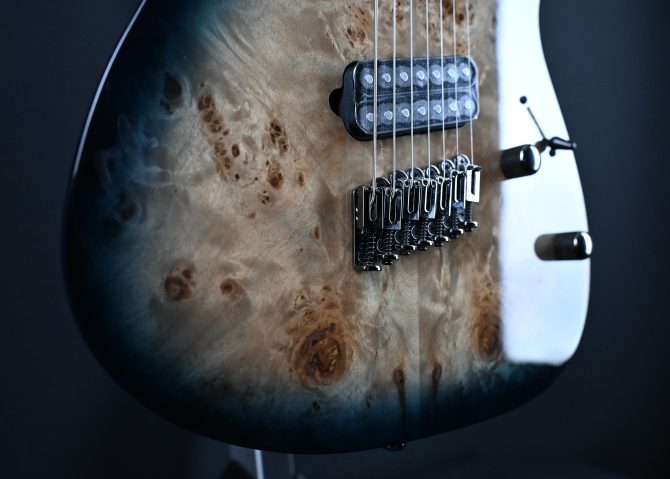 Ibanez RGMS7PB-CBS Cosmic Blue Starburst 7-String Guitar #388