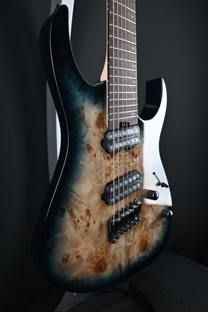Ibanez RGMS7PB-CBS Cosmic Blue Starburst 7-String Guitar #388