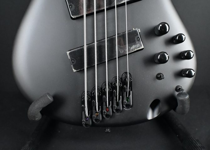 Ibanez Iron Label SRMS625EX-BKF Black Flat 5-String Bass #316