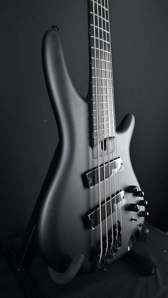 Ibanez Iron Label SRMS625EX-BKF Black Flat 5-String Bass #316