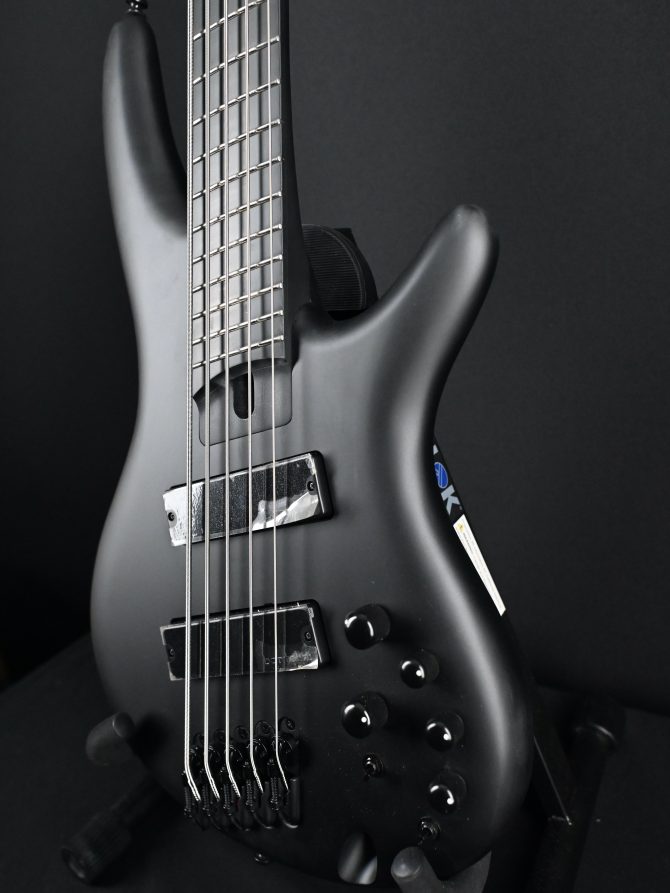 Ibanez Iron Label SRMS625EX-BKF Black Flat 5-String Bass #316