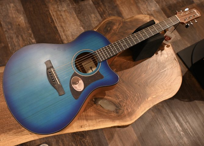 Ibanez AAM50CE-SBO Advanced Acoustic Sapphire Blue Burst #428