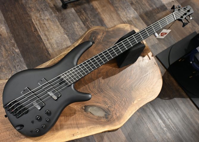 Ibanez Iron Label SRMS625EX-BKF Black Flat 5-String Bass #316