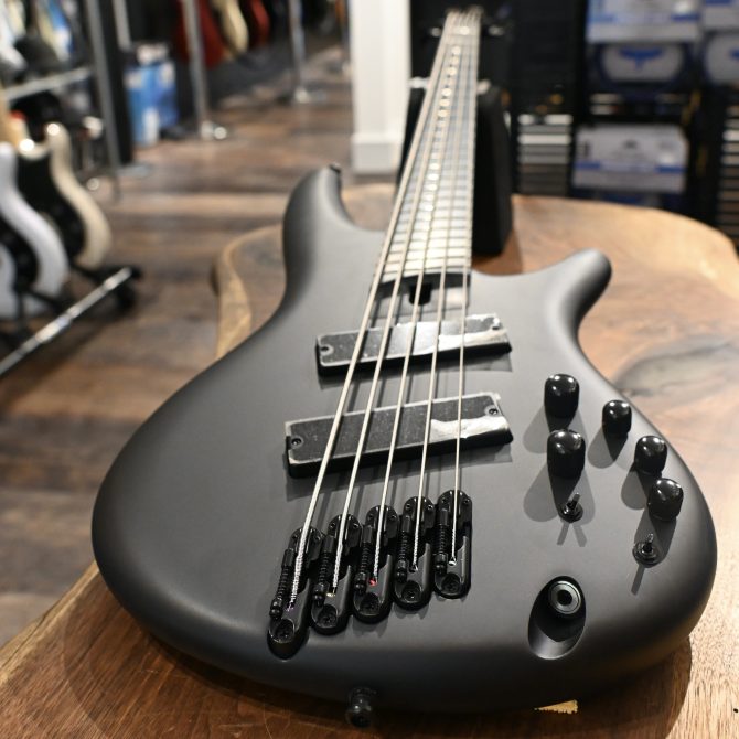 Ibanez Iron Label SRMS625EX-BKF Black Flat 5-String Bass #316