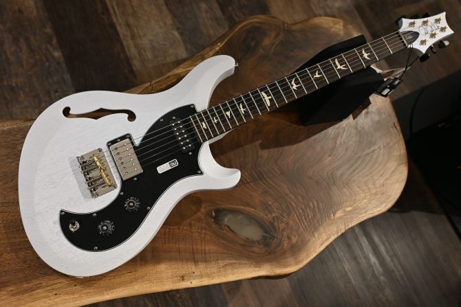 PRS S2 Vela Semi Hollow Satin Pearl White #541