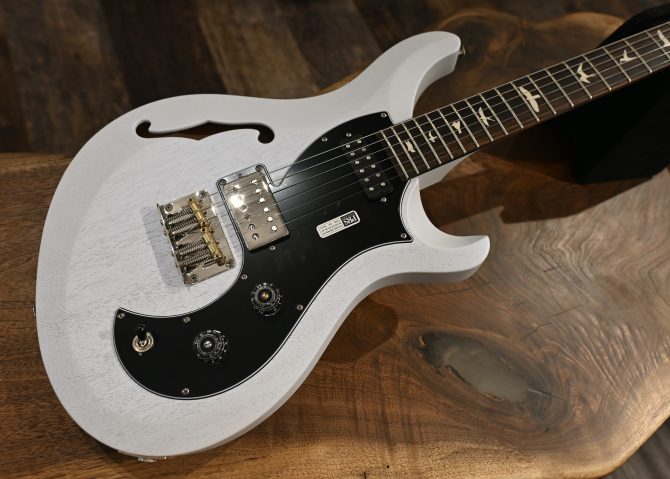 PRS S2 Vela Semi Hollow Satin Pearl White #541