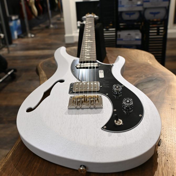 PRS S2 Vela Semi Hollow Satin Pearl White #541