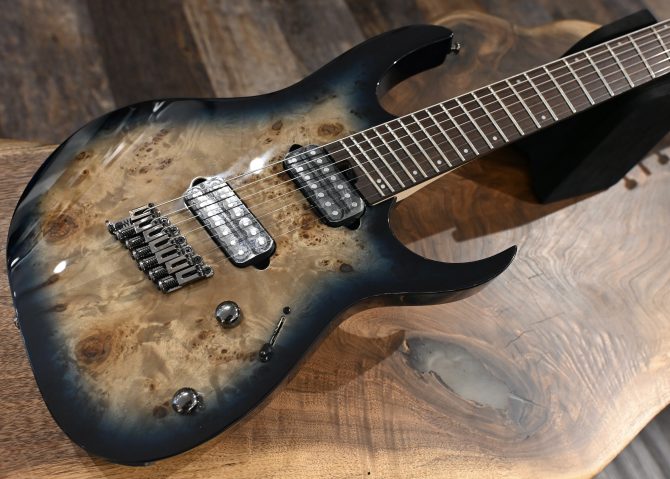 Ibanez RGMS7PB-CBS Cosmic Blue Starburst 7-String Guitar #388