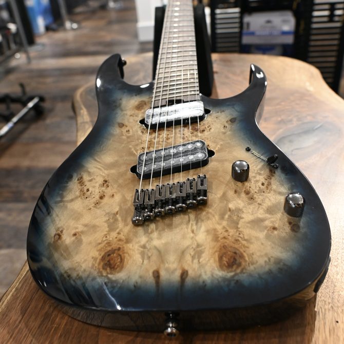 Ibanez RGMS7PB-CBS Cosmic Blue Starburst 7-String Guitar #388