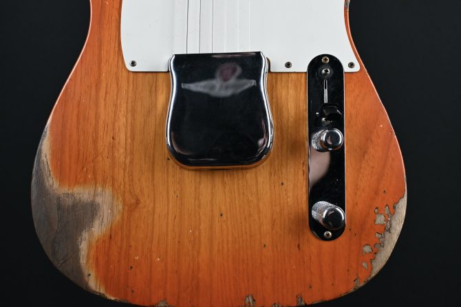2021 Fender Wildwood 10 55' Heavy Relic Telecaster Faded Cherry Sunburst