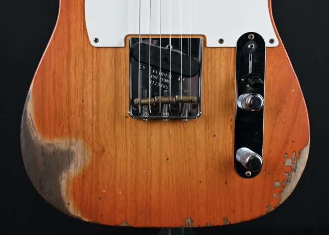 2021 Fender Wildwood 10 55' Heavy Relic Telecaster Faded Cherry Sunburst