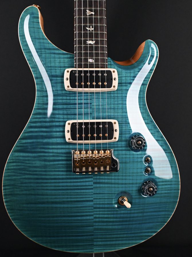 PRS Custom 24-08 10-Top Carroll Blue Electric Guitar #688