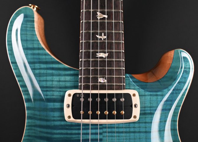 PRS Custom 24-08 10-Top Carroll Blue Electric Guitar #688