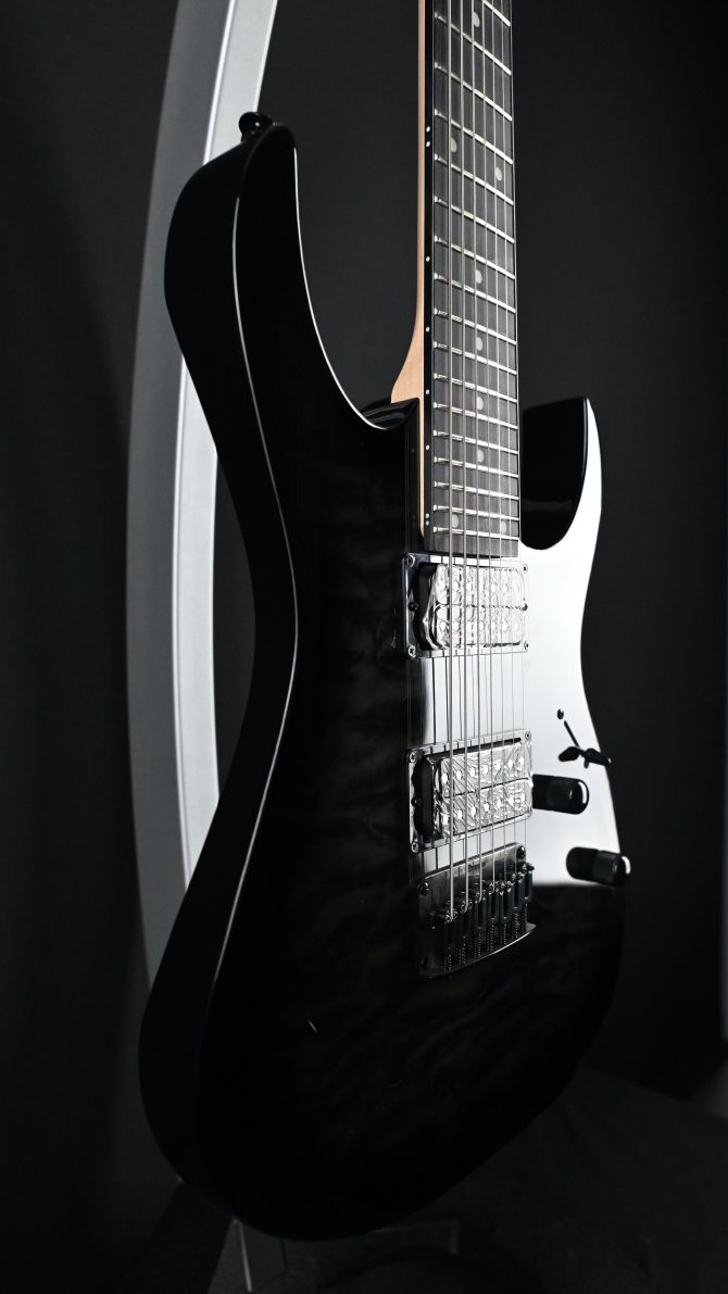 Ibanez GRG7221QA-TKS Gio Transparent Black Sunburst #632