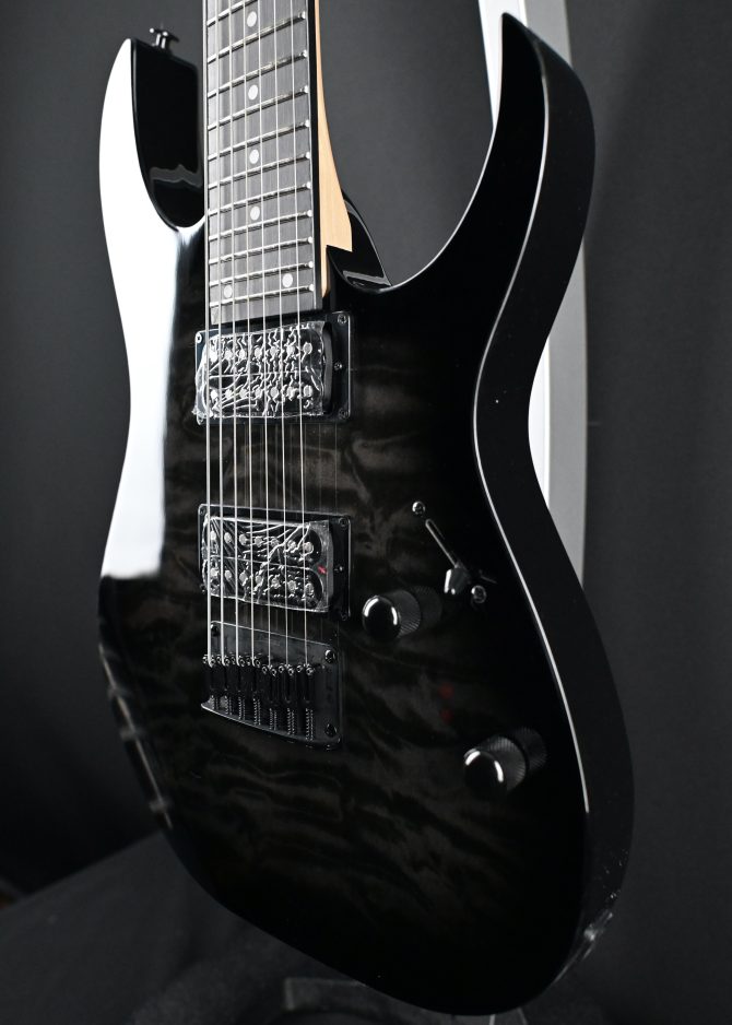 Ibanez GRG7221QA-TKS Gio Transparent Black Sunburst #632