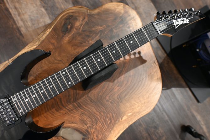 Ibanez GRG7221QA-TKS Gio Transparent Black Sunburst #632