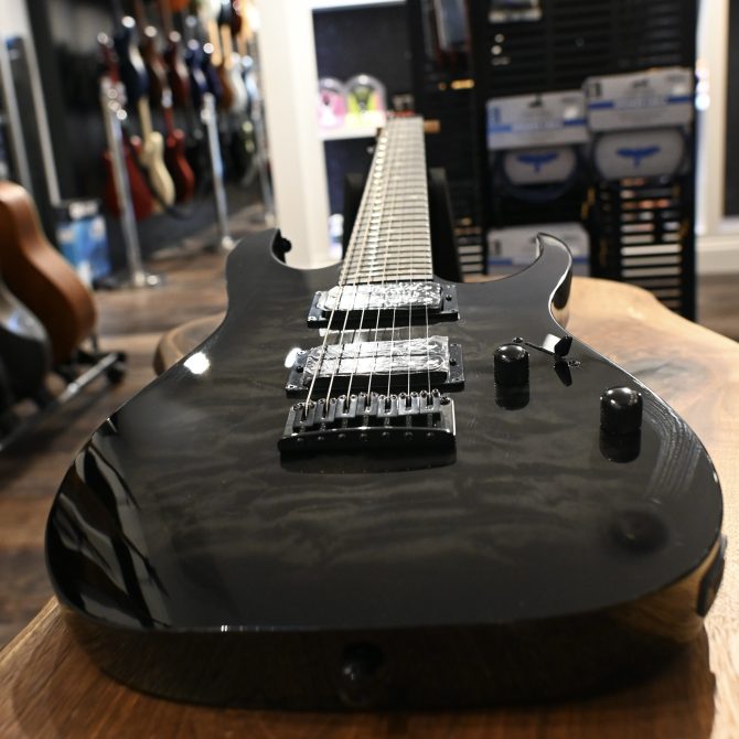Ibanez GRG7221QA-TKS Gio Transparent Black Sunburst #632