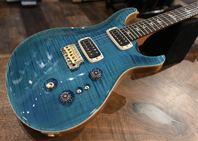 PRS Custom 24-08 10-Top Carroll Blue Electric Guitar #688
