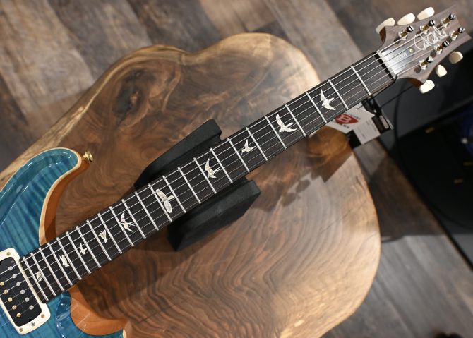 PRS Custom 24-08 10-Top Carroll Blue Electric Guitar #688