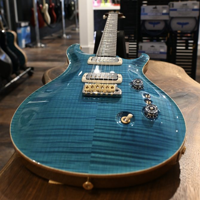 PRS Custom 24-08 10-Top Carroll Blue Electric Guitar #688