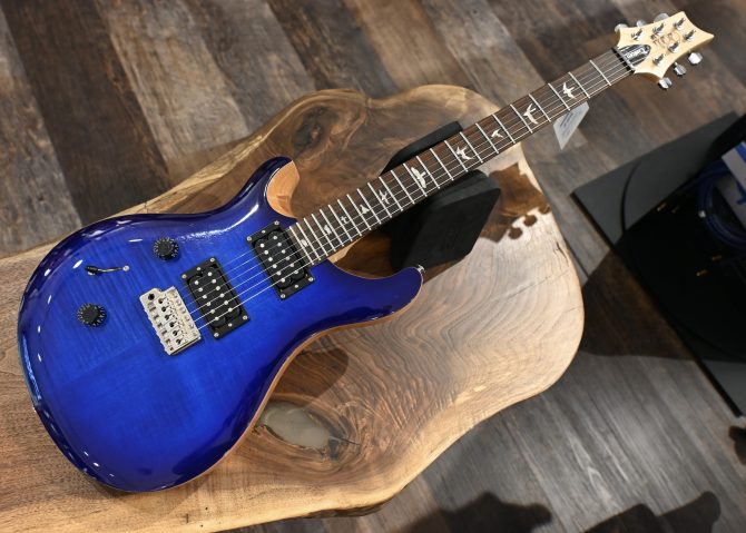 PRS SE Custom 24 "Lefty" Faded Blue Burst 2022