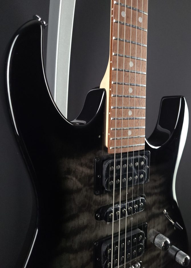 Ibanez Gio Series GRX70QA-TKS Transparent Black Sunburst #741