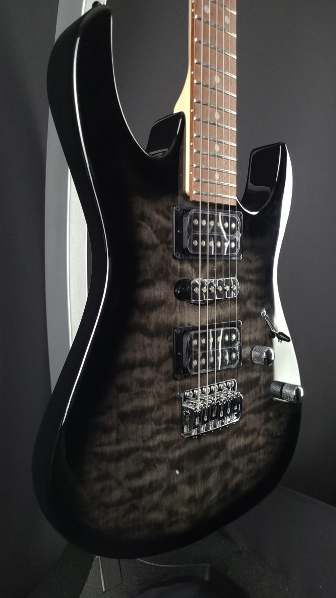 Ibanez Gio Series GRX70QA-TKS Transparent Black Sunburst #741