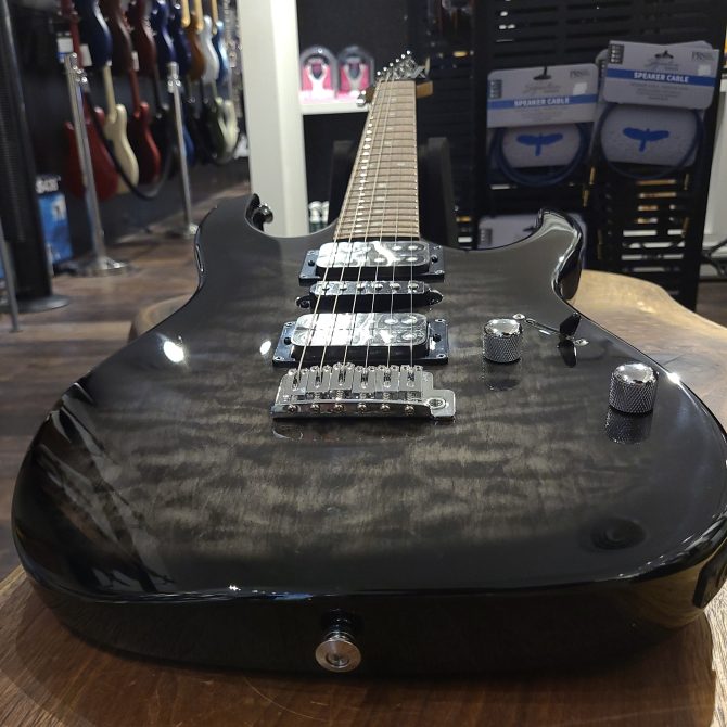 Ibanez Gio Series GRX70QA-TKS Transparent Black Sunburst #741